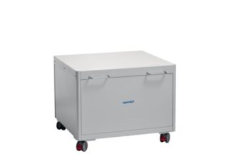Mobile table for ergonomic centrifuge loading and unloading (high design)
